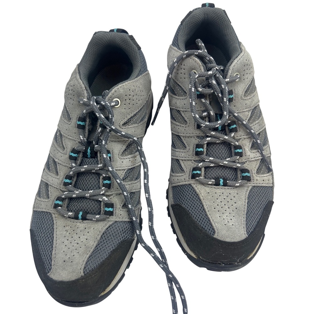 Columbia Redmond V2 Womens Hiking Shoes Grey‎ Teal Trail Sneakers BL4595-053 8.5